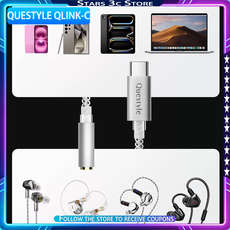 Tech Q - Questyle Qlink-C Dongle DAC Hi-Fi Portatile