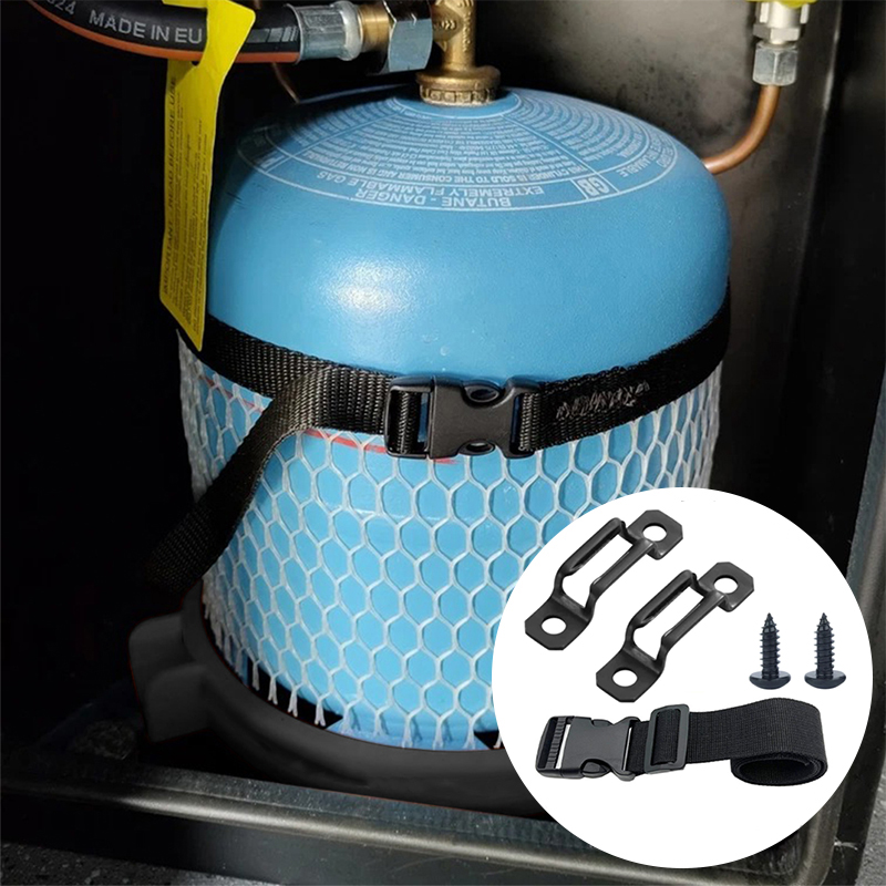 Tech Computer Accessories - Supporto e Cinghia per Bombola Gas