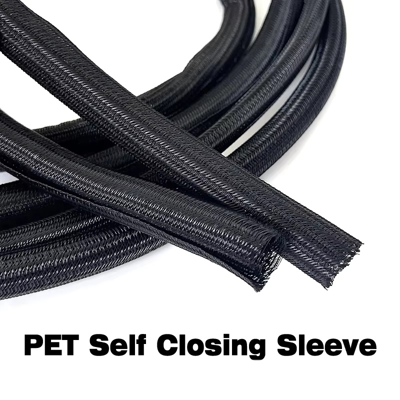 Cable Sleeve Neoprene - Guaina Protettiva Espandibile in PET Nero