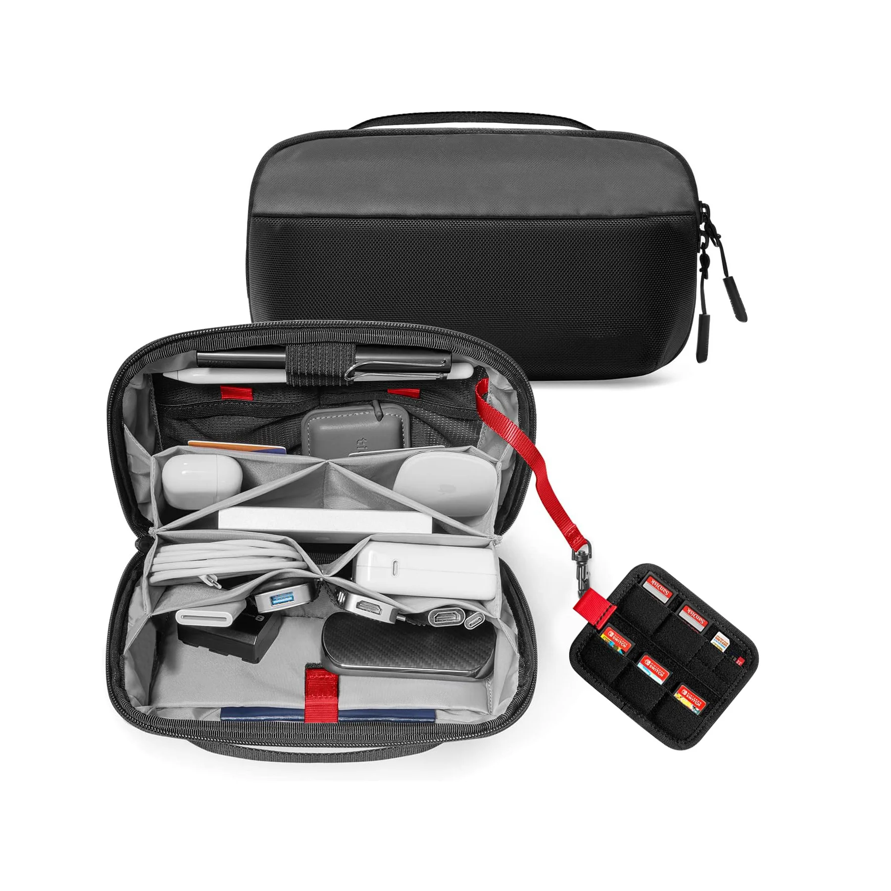 Tech Accessories Shop - Organizer da Viaggio per Dispositivi Elettronici,