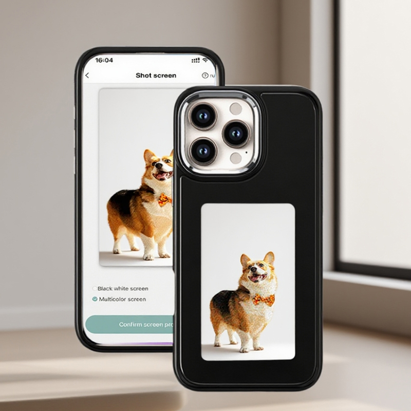 Tech Computer Accessories - Custodia per telefono con schermo E-Ink