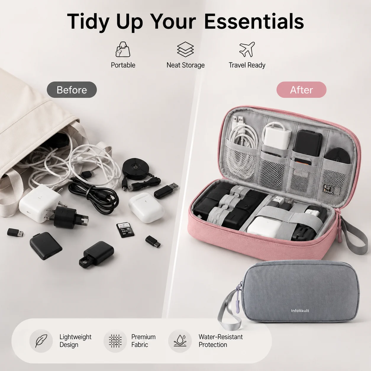 Custodia Organizzatrice per Ca - Tech Accessories Hard Case recensione e prezzo