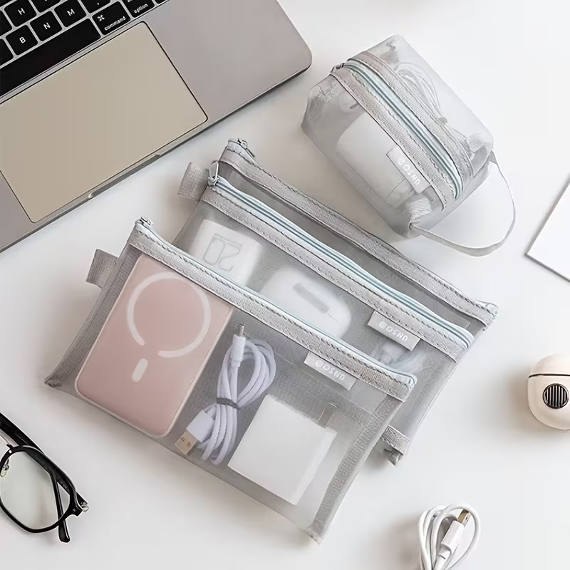 Borse Organizer in Rete Grigia - Tech Accessories Organizer recensione e prezzo